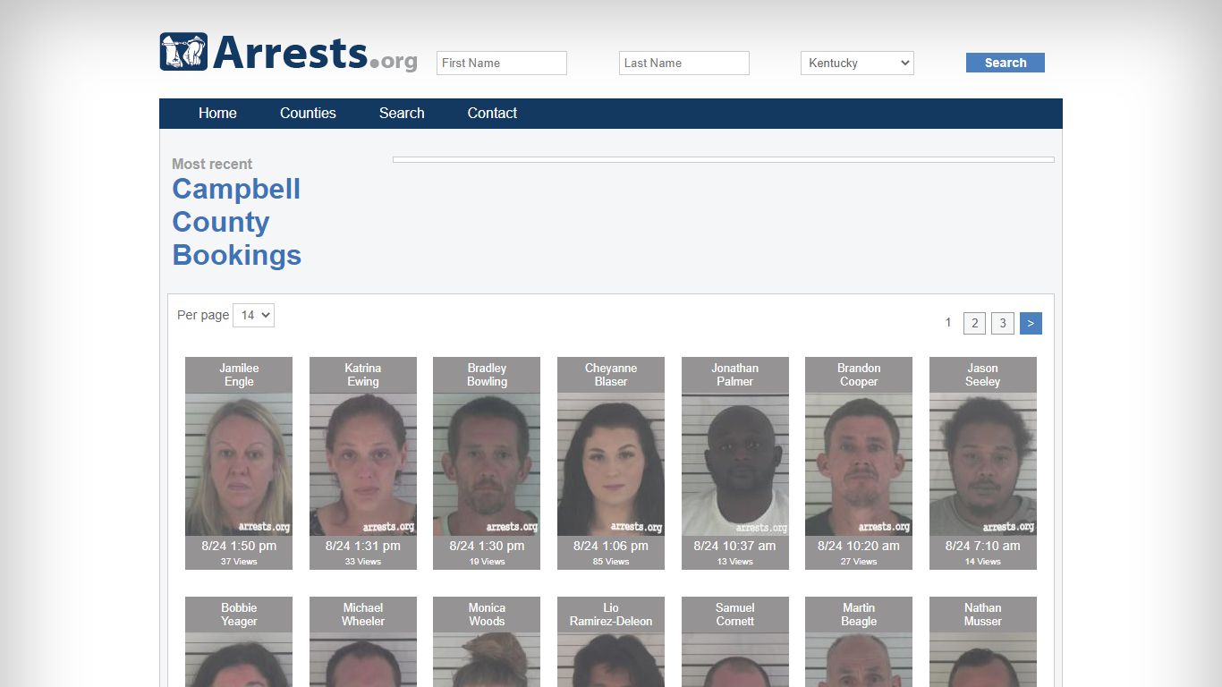 Campbell County Arrests and Inmate Search